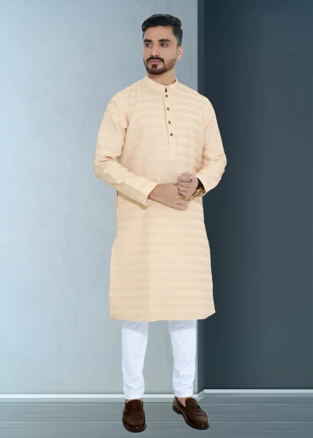 Almond Stripe Crack Panjabi