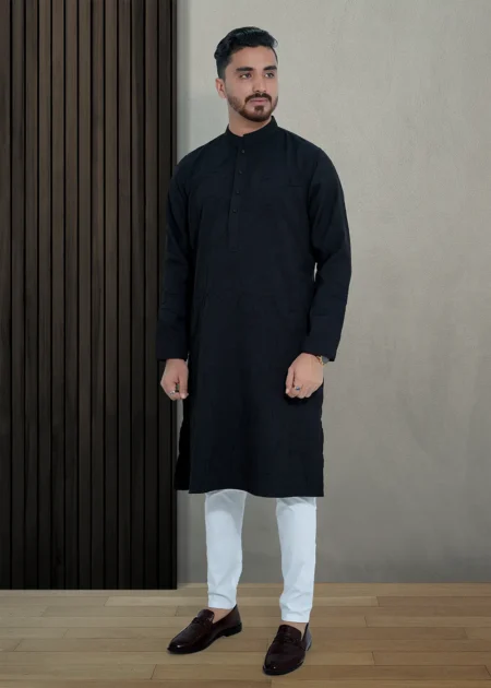 Dark Gunmetal Black Allover Crack Panjabi